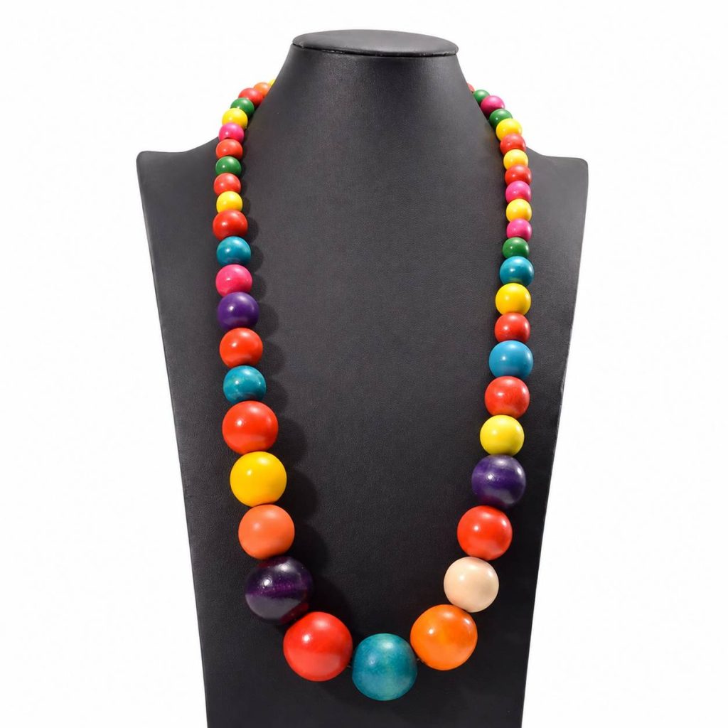 Ethnic Wooden Necklace