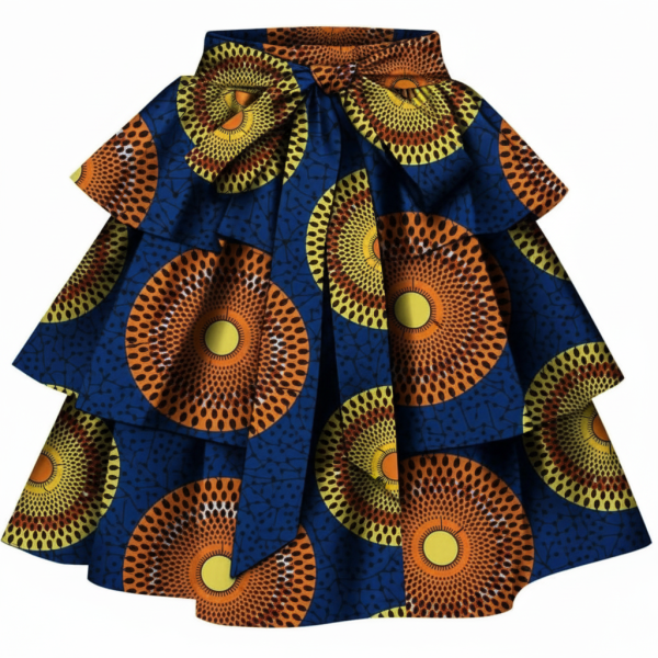 Zola Ankara Multi Layered Skirt