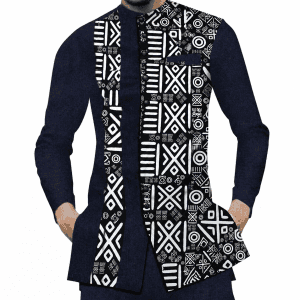 Men Patchwork Top