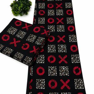 Red & Black XO Ankara