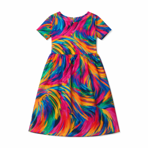 Zuri-Girl Ankara Dress