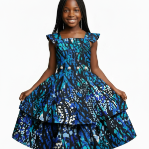 Zyan Girl's Double Layer Dress