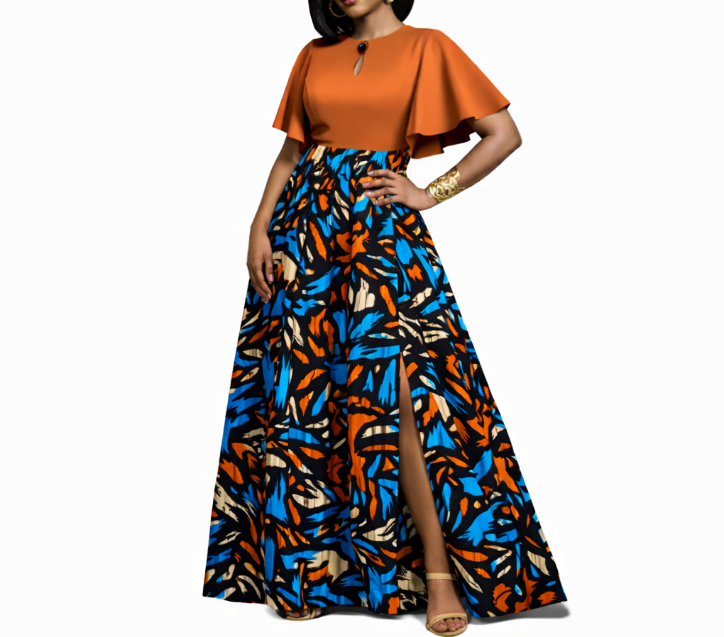 Nala Ankara Split Dress