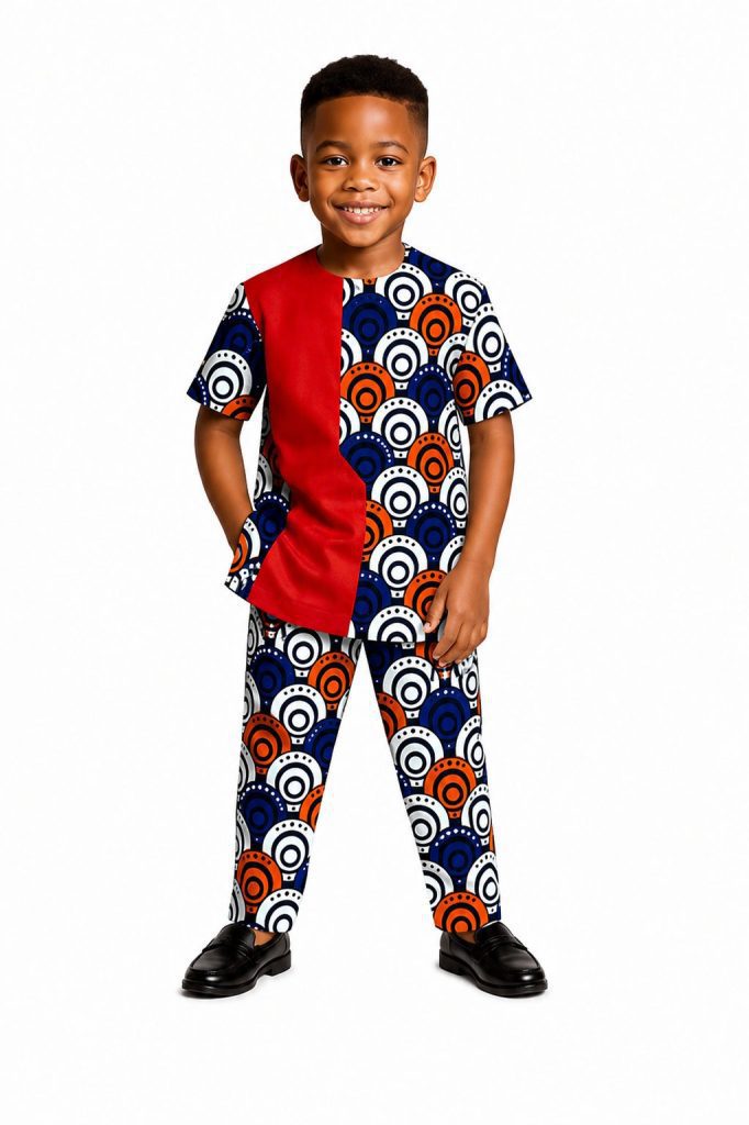 Boys Ankara 2-Piece Set