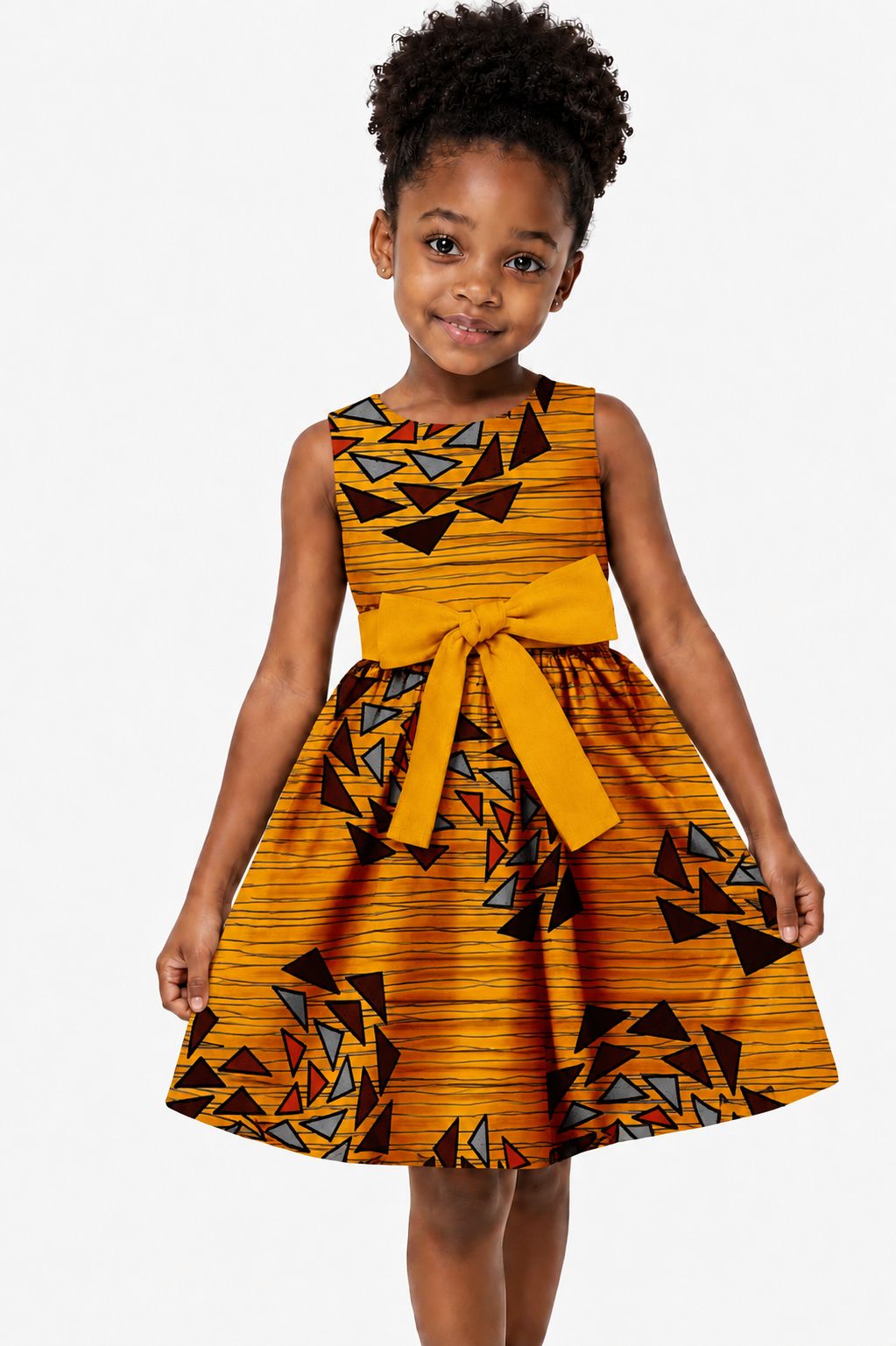 Mara Yellow Bow Dress