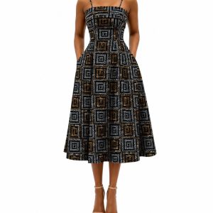 Maze Strap Dress