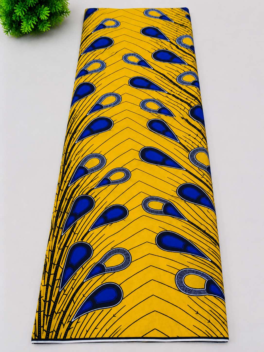 Peacock Evergreen Ankara Fabric