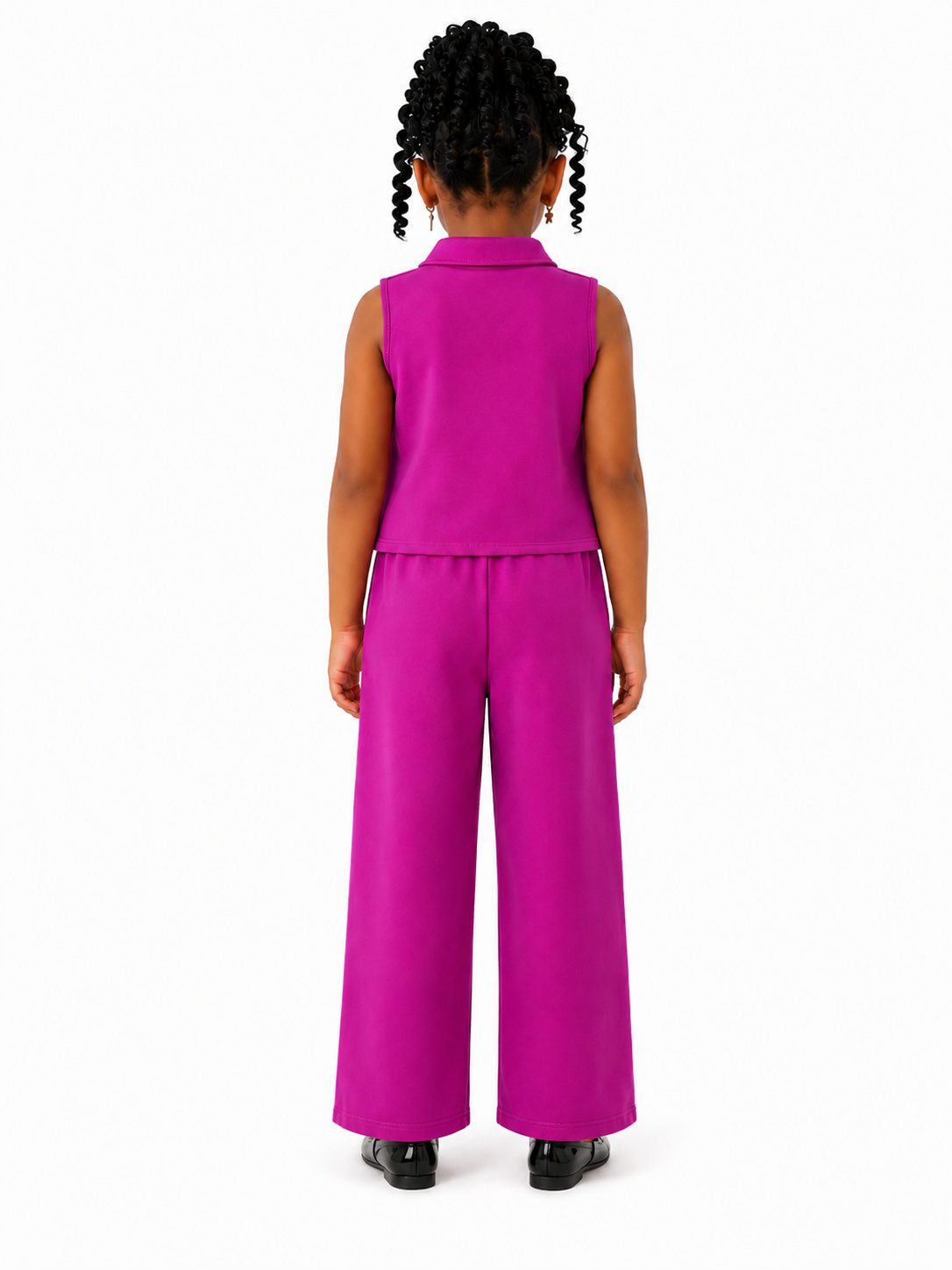 Girls' Floral Appliqué Co-Ord Set - Image 2