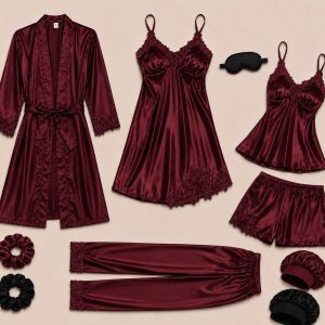 Ezrella Ladies 10PCS Sleepwear & Hair Protection Kit